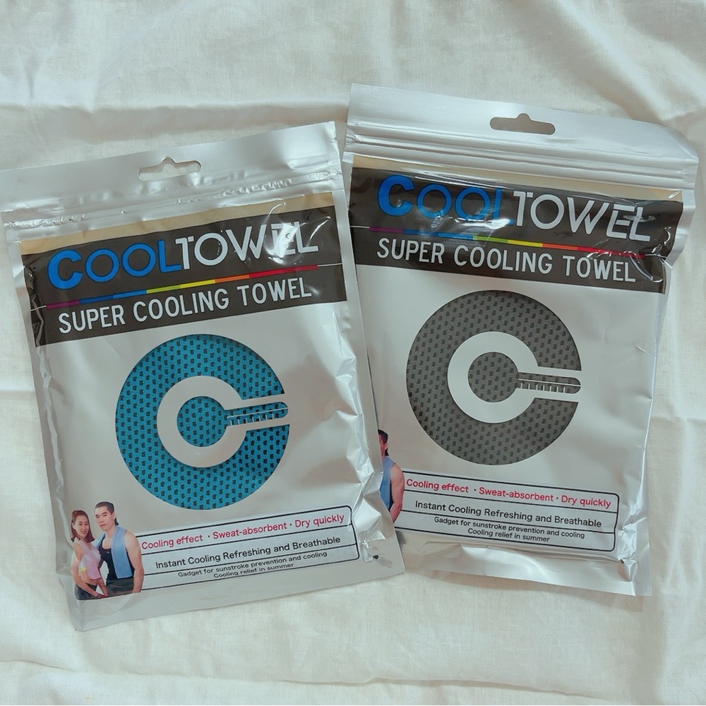 New 2pcs Cooling towels